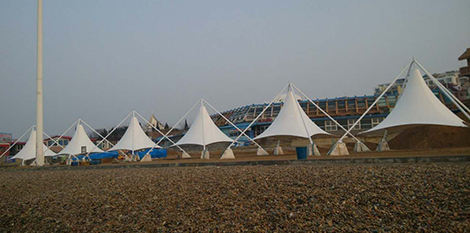 沙滩景观膜结构