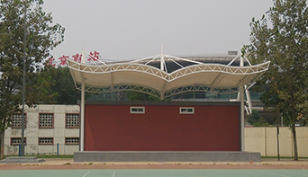 北京第十二中学主席台膜结构